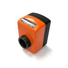 SIKO DA09 Metric Orange Indicator - 20mm Bore 4mm Per Rev, Clockwise To Increase