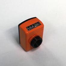 SIKO DA09 Metric Orange Indicator - 20mm Bore 4mm Per Rev, Anti Clockwise To Increase (use K3025462)