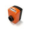 SIKO DA09 Metric Orange Indicator - 20mm Bore 4mm Per Rev, Clockwise To Increase