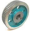200 Dia Straight Fluted Pushfeed Roller for Wadkin Moulder - 42mm Wide with 35mm k/w bore Heavy Duty