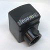 SIKO DA10 Metric Black Indicator - 25mm Bore x 2mm Per Rotation, Anti Clockwise To Increase