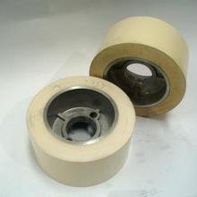 120mm Dia x 50mm Wide Alloy Hubbed Roller (Steff, Comatic, Wadkin BLG8 Power Feeders) 35mm Bore
