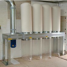 4 bag 7.5kw Extraction Unit