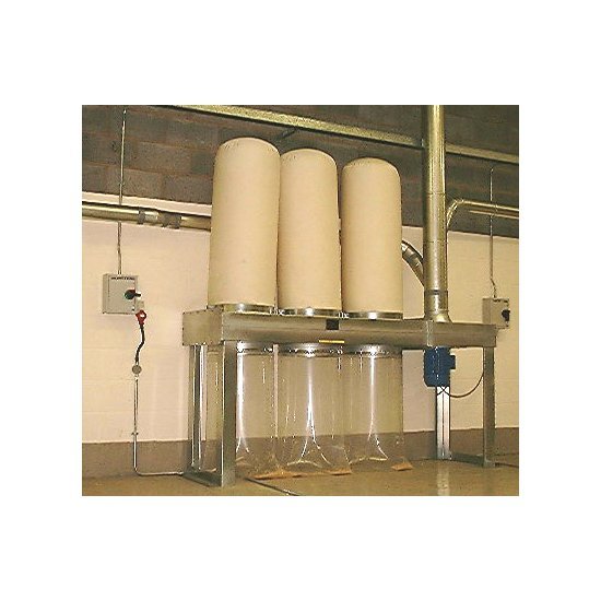 3 bag 4kw Extraction Unit