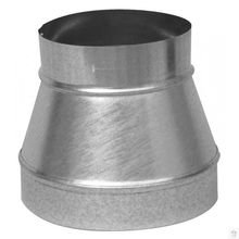 100mm to 80mm Extraction Ductwork Reducer  -To Fit Inside Spiral Duct Pipe