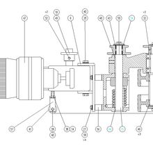 Wadkin PBR/HD Power Feed Unit Assembly fig.1,