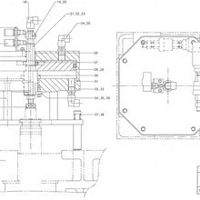 Bridgeport VMC1000 Spindle Power Drawbar Assembly