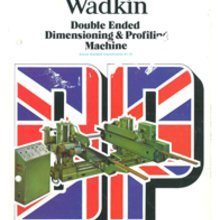 Wadkin DP Double End Tenoner Spare Parts