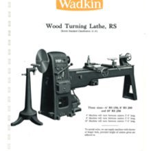 Wadkin RS Lathe Spare Parts