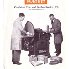 Wadkin JTA Disc & Bobbin Sander Spare Parts
