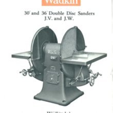Wadkin JVA JWA Double Disc Sander Spare Parts