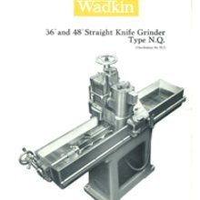 Wadkin NQ Knife Grinder Spare Parts
