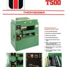 Wadkin T500 Thicknesser Spare Parts