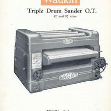 Wadkin OT Triple Drum Sander Spare Parts