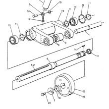Shaft Mounted Feedroll Swing Unit For Wadkin XE Moulder Spare Parts