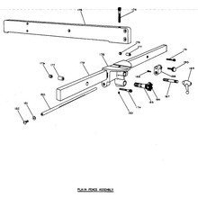 Wadkin B800 Bandsaw - Plain Fence Assembly
